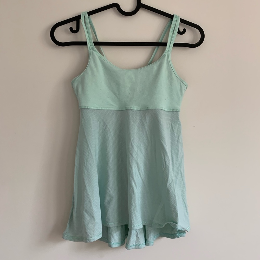 Ivviva Lululemon Blue Flowy Double-strap Tank